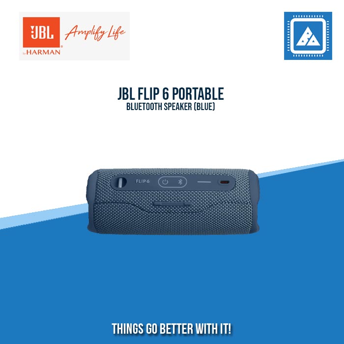 JBL FLIP 6 PORTABLE BLUETOOTH SPEAKER (BLUE) JBL FLIP 6 PORTABLE BLUETOOTH SPEAKER (BLUE)